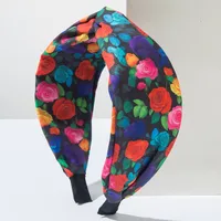 Women's Elegant Bohemian Printing Flower Cloth Hair Band main image 3