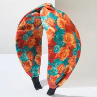 Women's Elegant Bohemian Printing Flower Cloth Hair Band main image 6