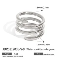 Basic Simple Style Commute Geometric 316 Stainless Steel  Women's Rings sku image 10