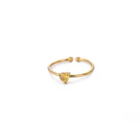 Simple Style Heart Shape 304 Stainless Steel Women's Open Rings sku image 11
