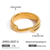 Basic Simple Style Commute Geometric 316 Stainless Steel  Women's Rings sku image 12