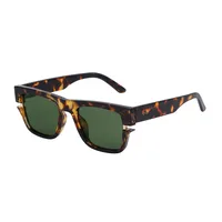 Vacation Solid Color Tac Gradient Tinted Lenses Square Full Frame Glasses sku image 5