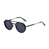 Simple Style Solid Color Pc Tinted Lenses Round Frame Full Frame Glasses main image 4
