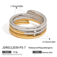 Basic Simple Style Commute Geometric 316 Stainless Steel  Women's Rings sku image 22