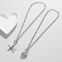Vacation Marine Style Tortoise Starfish Shell 304 Stainless Steel Women's Pendant Necklace main image 6