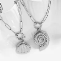 Vacation Marine Style Tortoise Starfish Shell 304 Stainless Steel Women's Pendant Necklace main image 5