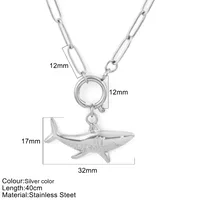Vacation Marine Style Tortoise Starfish Shell 304 Stainless Steel Women's Pendant Necklace main image 2