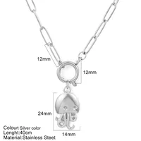 Vacation Marine Style Tortoise Starfish Shell 304 Stainless Steel Women's Pendant Necklace sku image 3