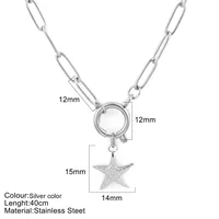 Vacation Marine Style Tortoise Starfish Shell 304 Stainless Steel Women's Pendant Necklace sku image 12