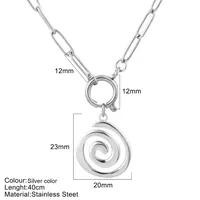 Vacation Marine Style Tortoise Starfish Shell 304 Stainless Steel Women's Pendant Necklace sku image 4