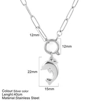 Vacation Marine Style Tortoise Starfish Shell 304 Stainless Steel Women's Pendant Necklace sku image 14