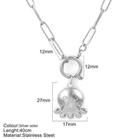 Vacation Marine Style Tortoise Starfish Shell 304 Stainless Steel Women's Pendant Necklace sku image 35