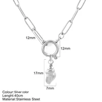 Vacation Marine Style Tortoise Starfish Shell 304 Stainless Steel Women's Pendant Necklace sku image 15