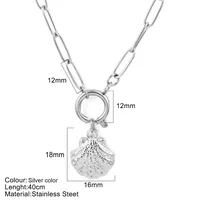 Vacation Marine Style Tortoise Starfish Shell 304 Stainless Steel Women's Pendant Necklace sku image 6