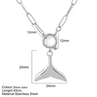 Vacation Marine Style Tortoise Starfish Shell 304 Stainless Steel Women's Pendant Necklace sku image 8