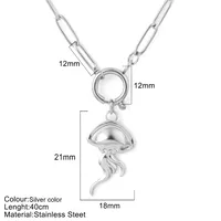 Vacation Marine Style Tortoise Starfish Shell 304 Stainless Steel Women's Pendant Necklace sku image 17
