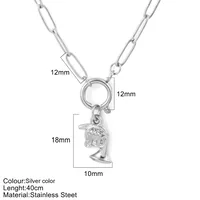 Vacation Marine Style Tortoise Starfish Shell 304 Stainless Steel Women's Pendant Necklace sku image 21