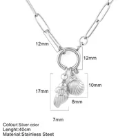 Vacation Marine Style Tortoise Starfish Shell 304 Stainless Steel Women's Pendant Necklace sku image 44