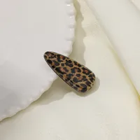 Women's Vintage Style Streetwear Leopard Mixed Materials Hair Clip sku image 5