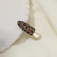 Women's Vintage Style Streetwear Leopard Mixed Materials Hair Clip sku image 2