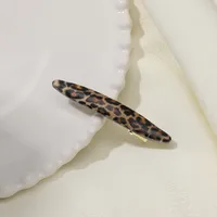 Women's Vintage Style Streetwear Leopard Mixed Materials Hair Clip sku image 7