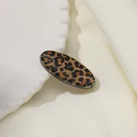 Women's Vintage Style Streetwear Leopard Mixed Materials Hair Clip sku image 4
