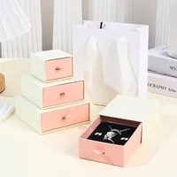 1 Piece Cardboard Casual Lady Streetwear Holiday Banquet Travel Solid Color Jewelry Boxes main image 4