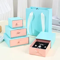 1 Piece Cardboard Casual Lady Streetwear Holiday Banquet Travel Solid Color Jewelry Boxes main image 1