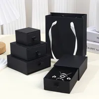 1 Piece Cardboard Casual Lady Streetwear Holiday Banquet Travel Solid Color Jewelry Boxes sku image 1