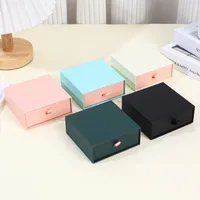 1 Piece Cardboard Casual Lady Streetwear Holiday Banquet Travel Solid Color Jewelry Boxes main image 3