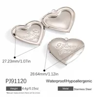 Retro Classic Style Heart Shape 304 Stainless Steel Plating DIY Ornament Accessories main image 2