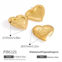 Retro Classic Style Heart Shape 304 Stainless Steel Plating DIY Ornament Accessories sku image 5