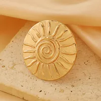 Retro Classic Style Geometric 304 Stainless Steel Plating Women's Rings main image 3