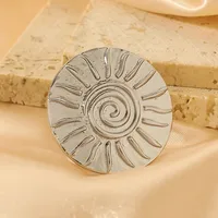 Retro Classic Style Geometric 304 Stainless Steel Plating Women's Rings main image 6