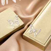 1 Pair Retro Classic Style Geometric Irregular Plating Titanium Steel Ear Studs sku image 2