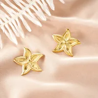 1 Pair Retro Classic Style Geometric Irregular Plating Titanium Steel Ear Studs sku image 44