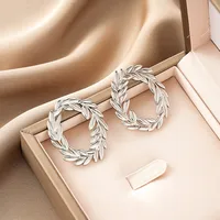 1 Pair Retro Classic Style Geometric Irregular Plating Titanium Steel Ear Studs sku image 19