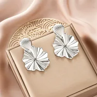 1 Pair Retro Classic Style Geometric Irregular Plating Titanium Steel Ear Studs sku image 11