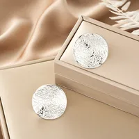 1 Pair Retro Classic Style Geometric Irregular Plating Titanium Steel Ear Studs sku image 20