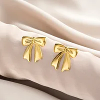 1 Pair Retro Classic Style Geometric Irregular Plating Titanium Steel Ear Studs sku image 61