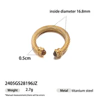 Retro Classic Style Geometric Heart Shape 304 Stainless Steel Plating Women's Open Rings sku image 1