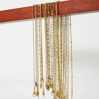Basic Simple Style Solid Color 304 Stainless Steel Plating DIY Jewelry Accessories main image 3