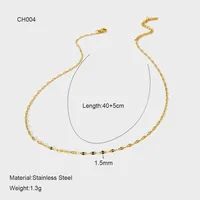 Basic Simple Style Solid Color 304 Stainless Steel Plating DIY Jewelry Accessories main image 2