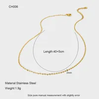 Basic Simple Style Solid Color 304 Stainless Steel Plating DIY Jewelry Accessories sku image 1