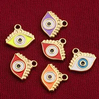 Vintage Style Classic Style Devil's Eye Eye 304 Stainless Steel Enamel Pendant main image 1
