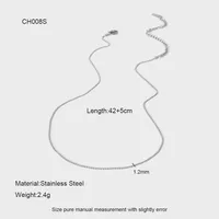 Basic Simple Style Solid Color 304 Stainless Steel Plating DIY Jewelry Accessories sku image 4