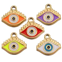 Vintage Style Classic Style Devil's Eye Eye 304 Stainless Steel Enamel Pendant main image 3