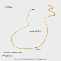 Basic Simple Style Solid Color 304 Stainless Steel Plating DIY Jewelry Accessories sku image 6