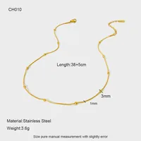 Basic Simple Style Solid Color 304 Stainless Steel Plating DIY Jewelry Accessories sku image 2