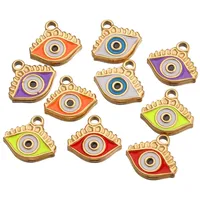 Vintage Style Classic Style Devil's Eye Eye 304 Stainless Steel Enamel Pendant main image 4